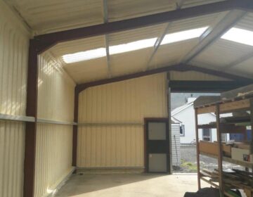 Spray Foam Insulation Shed 10