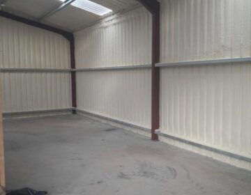 Spray Foam Insulation Shed 12