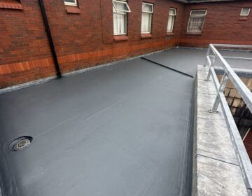 Flat roof repaired dungannon after 2