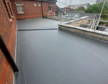 Flat roof repaired dungannon after 3